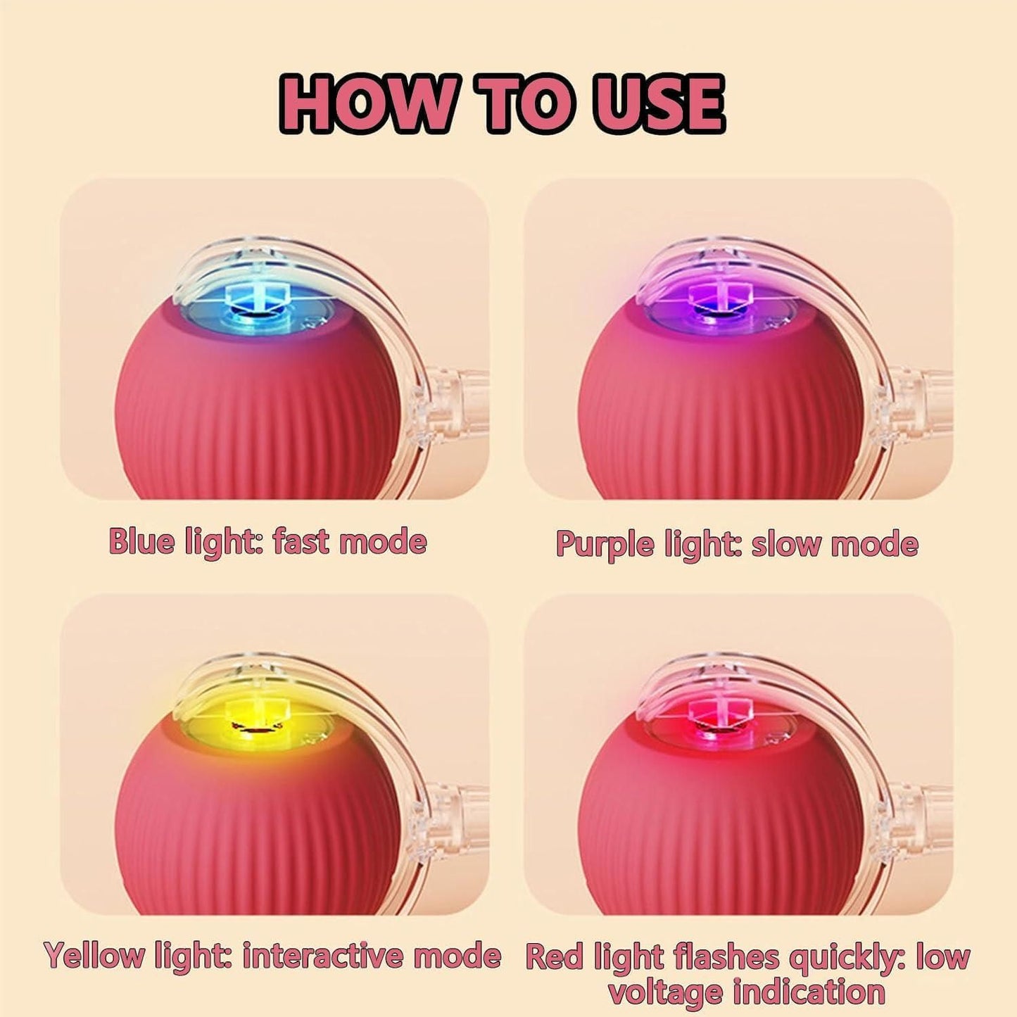 Viral Rolling Ball,Interactive Cat Ball Toys
