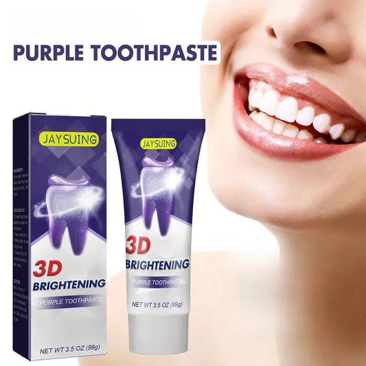 3D Brightening Purple Toothpaste 200g Pack of 2